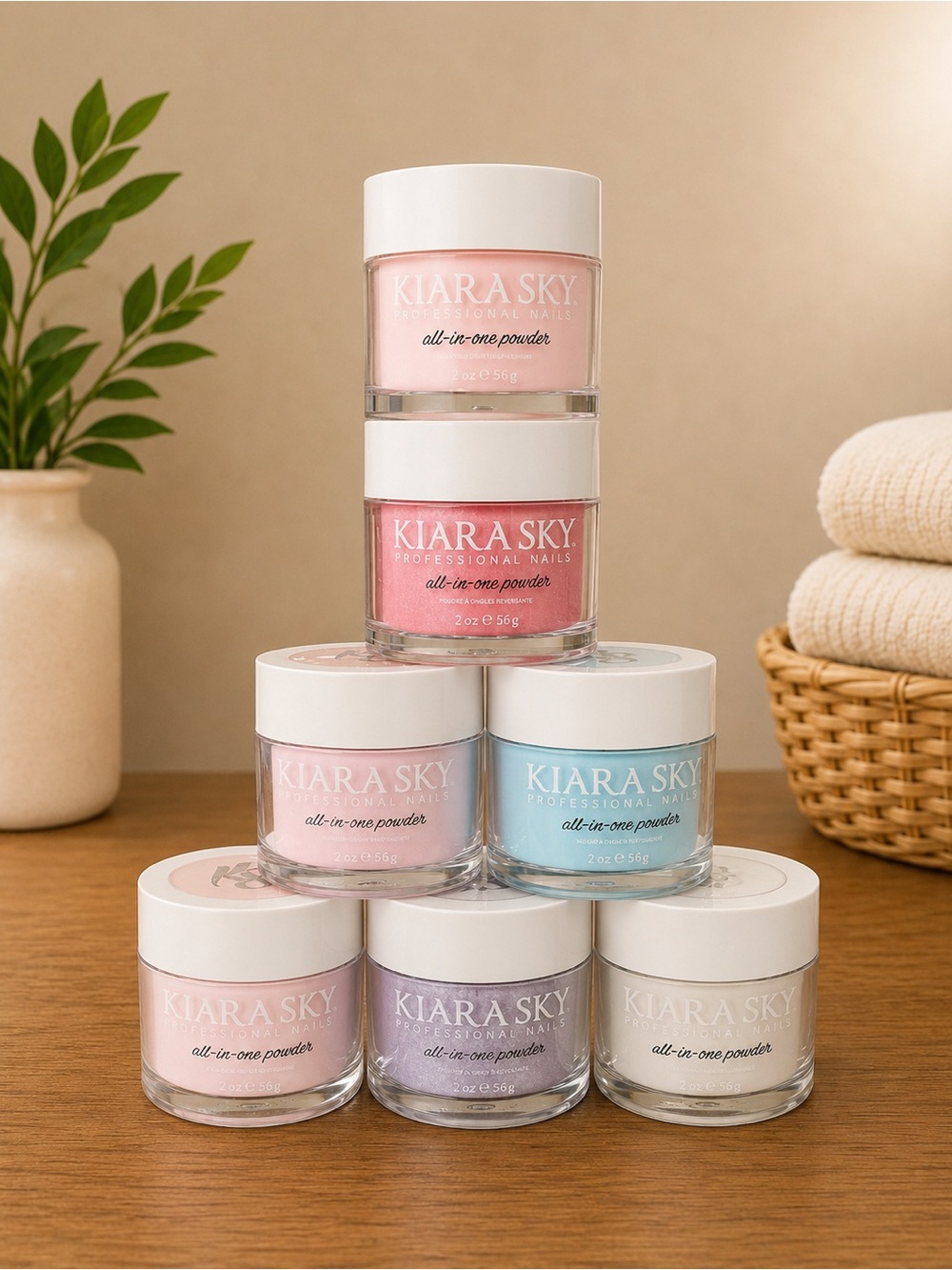 Kiara Sky All-in-One Powder Nail Dips - Pastel Mix Assortment - Picture 1 of 2